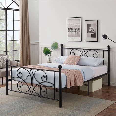 metal headboard full size bed